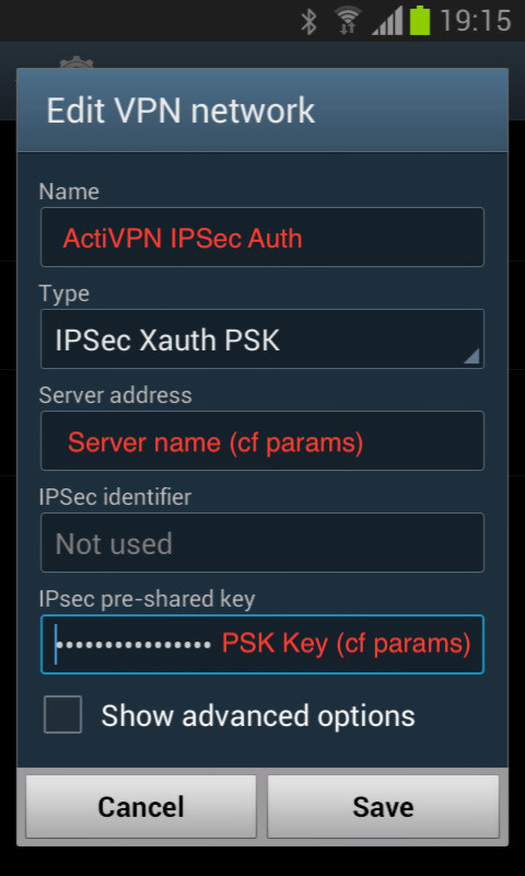 IPsec VPN for Android